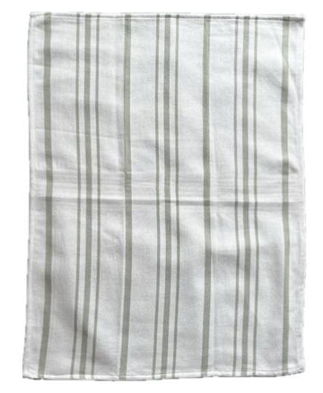 Sage Stripe Sure Grip Kitchen Towel