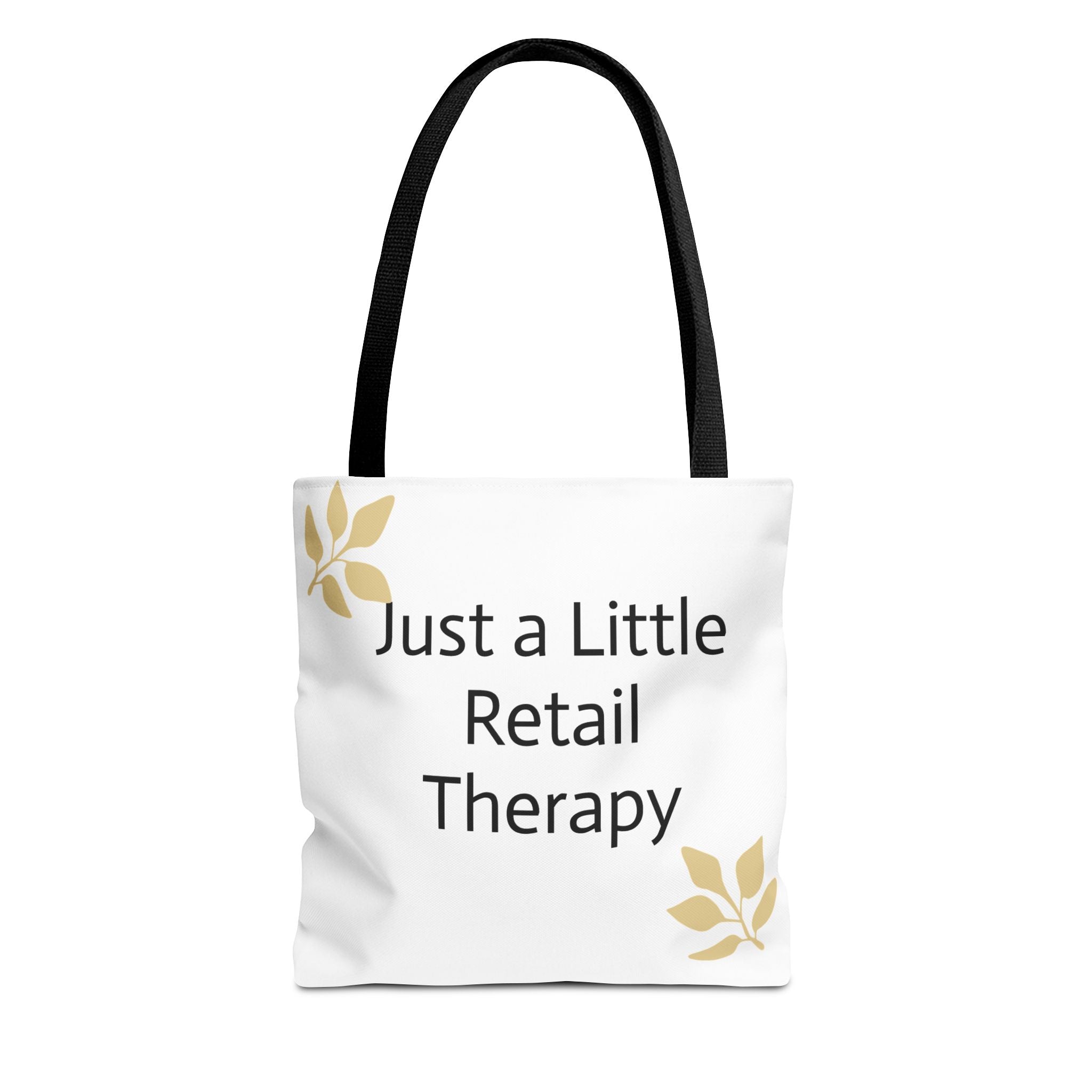 Retail Therapy Tote Bag, Funny Shopping Bag, Reusable Grocery Tote, Gift for Her, Eco-Friendly Bag, Everyday Carryall