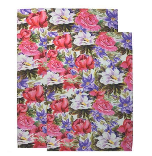 Water Floral kitchen towel set